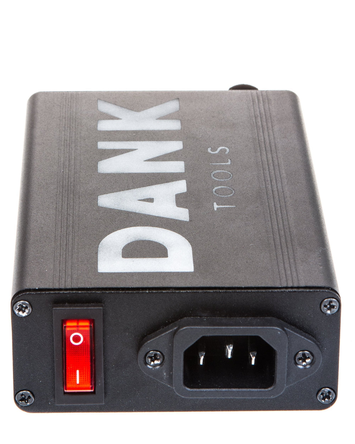 Dank Tools Universal Titanium E-Nail Kit, front view with power switch and plug-in port