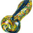 Dichro Stripe Fritted Hand Pipe | Online Headshop | DankGeek