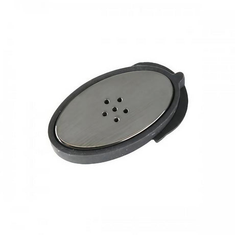 DaVinci IQ Ceramic & Steel Mouthpiece, top view on white background, essential vape accessory