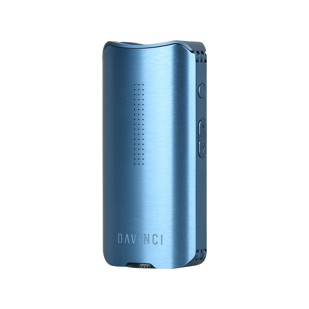 DaVinci IQ2 Dual Use Vaporizer in Blue - Front View on White Background