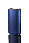 DaVinci IQC Vaporizer in Blue - Front View on Reflective Surface, Portable Design for Dry Herbs and Concentrates