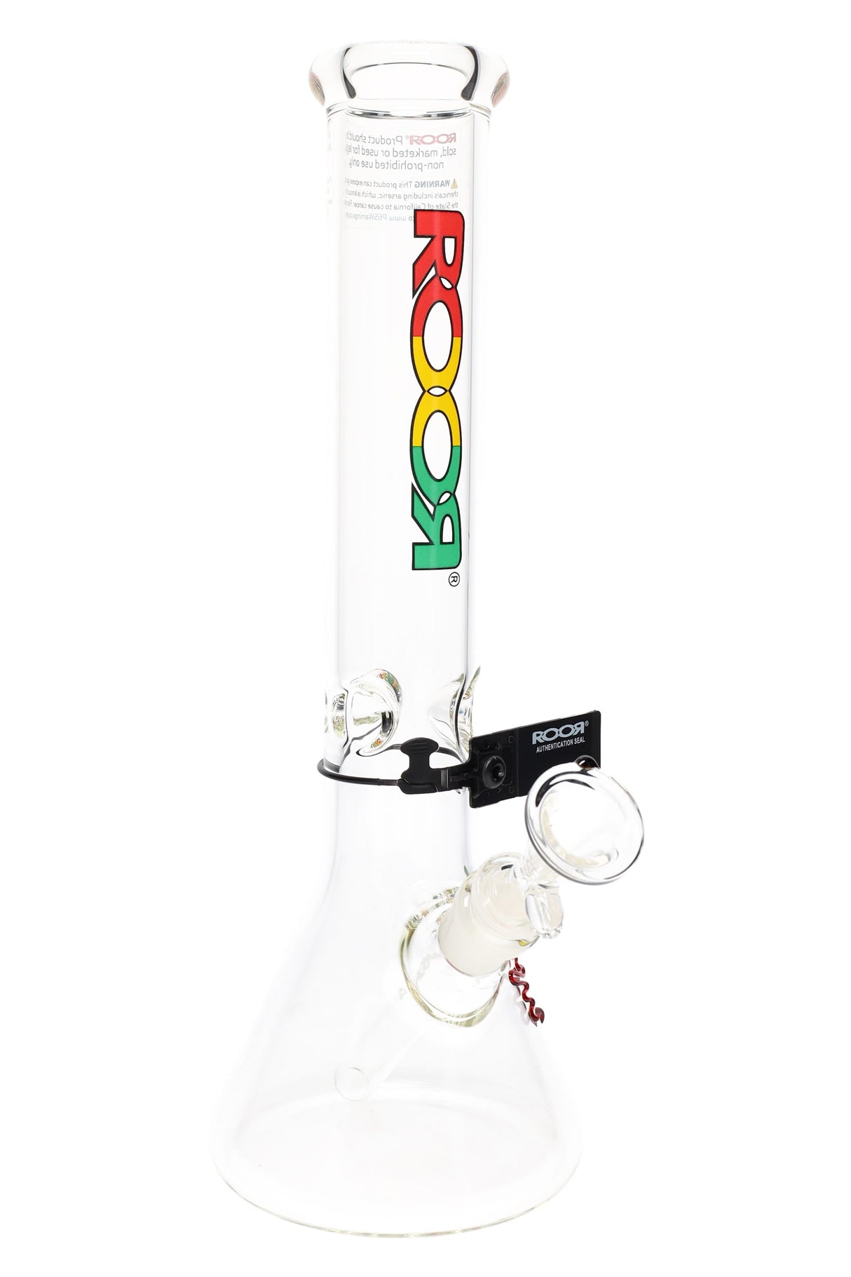 ROOR 5 mm Beaker Bong with Ice Pinch – Glass-on-Glass Classic