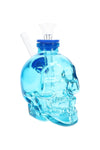 4″ Colored Skull Glass Bong