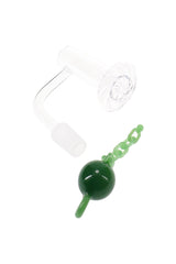 Quartz 14.5 mm Male Domeless Terp Slurper Banger – Ball & Chain – 2 mm/4 mm