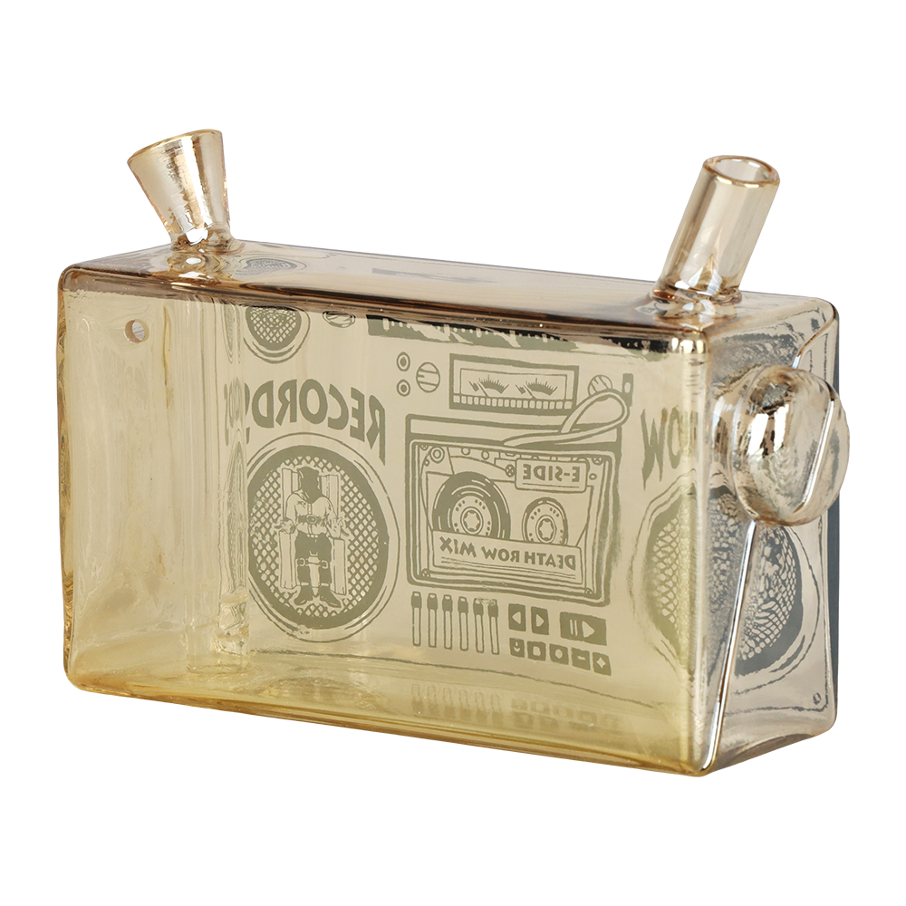 Death Row Records Boom Box Glass Blunt Bubbler | 5"