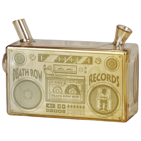 Death Row Records Boom Box Glass Blunt Bubbler | 5"