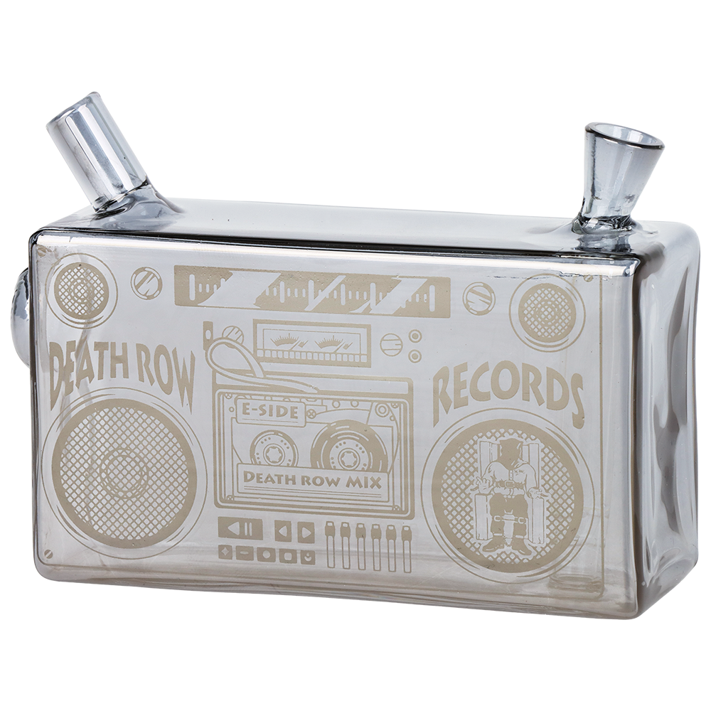 Death Row Records Boom Box Glass Blunt Bubbler | 5"
