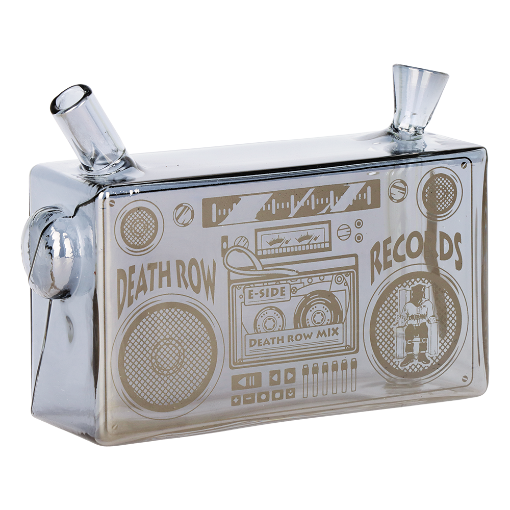 Death Row Records Boom Box Glass Blunt Bubbler | 5"