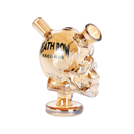 Death Row Records Skull Glass Blunt Bubbler | 2.75"