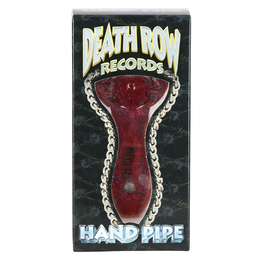 Death Row Records US Frit Glass Spoon Pipe | 4"
