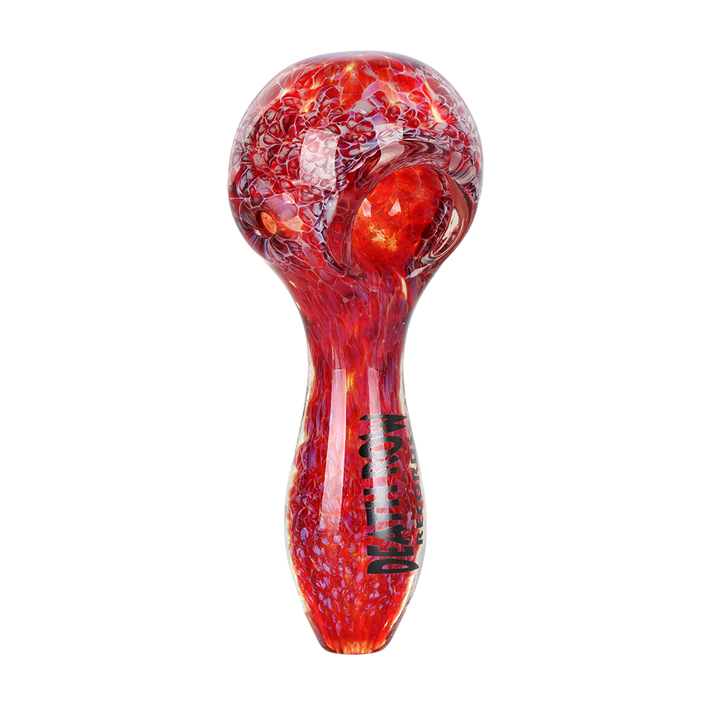 Death Row Records US Frit Glass Spoon Pipe | 4"