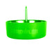Leafy Green Debowler Spiked Ashtray with built-in poker, front view on white background