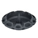 Debowler UFO Silicone Ashtray in Black - Top View, Durable with Built-in Poker