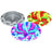Debowler UFO Silicone Ashtrays in various colors, 4.75" size, with built-in poker - Top View