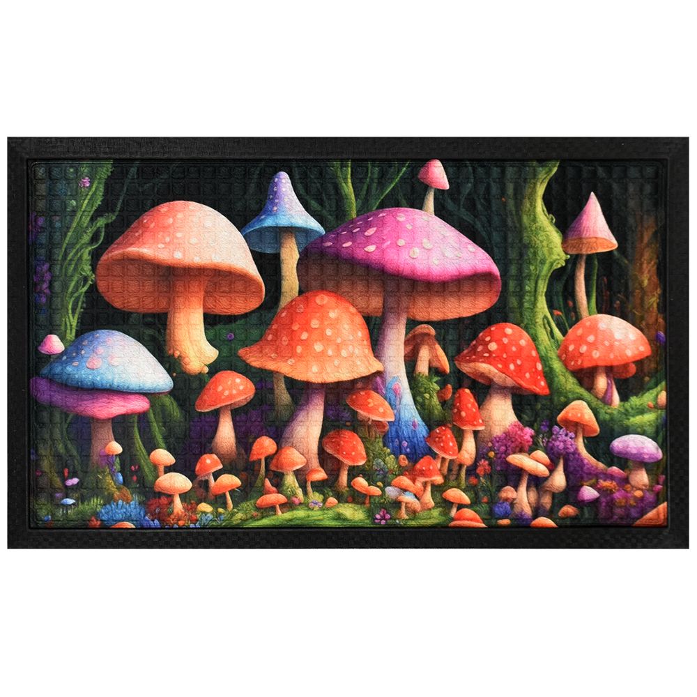 Decorative Door Mat | Mushroom Garden | 18"x30"