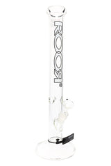 ROOR 18" Straight Shooter – 5mm Glass-on-Glass Tube with Ice Pinch