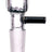 Valiant Distribution Deep-Dish Glass Screen Bowl with Black Handle for Bongs, 14mm Male Joint, Front View