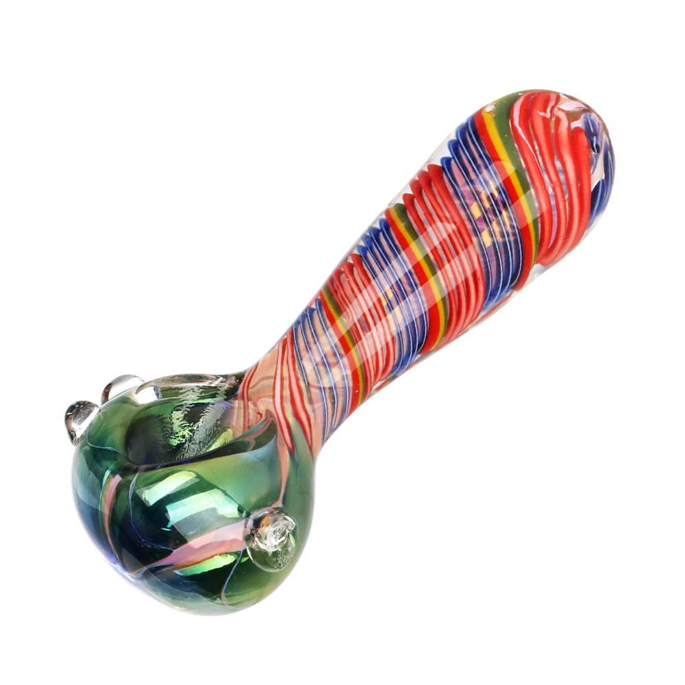 Delicious Dreams Glass Spoon Pipes | 4.5"-5" | Assorted Colors & Styles | 6ct Bundle