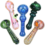 Deluxe Visions Glass Spoon Pipe Assortment | 4.75" to 5.75" | 20ct Bundle