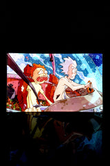 Large Art Glass Rolling Tray – 10" x 6"