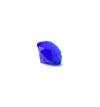 The Stash Shack Blue Diamond Cut Glass Carb Cap for Dab Rigs - Isolated Front View