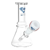 Diamond Glass Gold Ace Water Pipe | 7" | 14mm F | Colors Vary