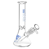 Diamond Glass Gold Diamond Mini Water Pipe | 7.75" | 14mm F | Colors Vary