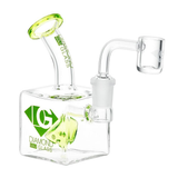 Diamond Glass Gold SP2 Mini Dab Rig | 4.5"| 14mm F | Colors Vary