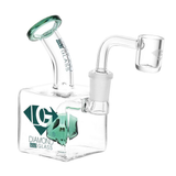 Diamond Glass Gold SP2 Mini Dab Rig | 4.5"| 14mm F | Colors Vary