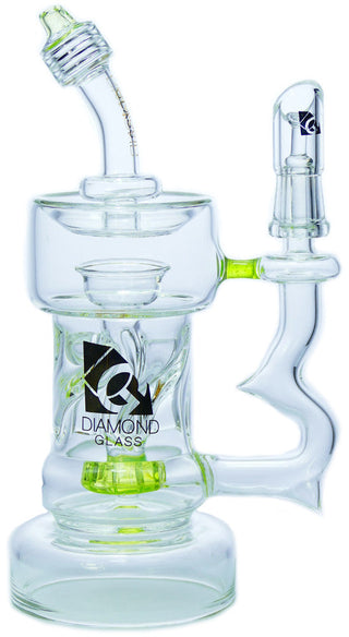 Diamond Glass - Volcano Hourglass Rig | Online Headshop | Dank Geek