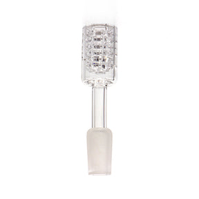 The Stash Shack Diamond Knot Six Stack Quartz Nail, 14mm Male, Front View