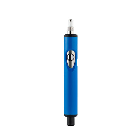 Dip Devices Little Dipper Vaporizer in Ocean Blue, front view on a white background, portable for concentrates