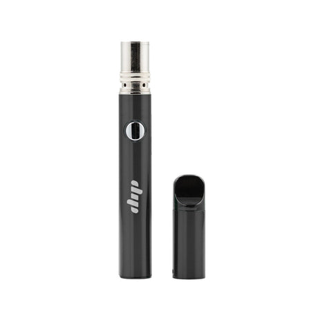 Dip Devices Lunar Vaporizer in sleek black, front view, portable design for concentrates, with battery power