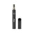 Dip Devices Lunar Wax Vaporizer in Black, front view, portable design with battery power for concentrates