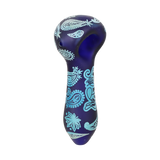 Dogg Lbs Engraved Hazely Glass Spoon Pipe | 4" | Colors Vary