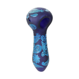 Dogg Lbs Engraved Hazely Glass Spoon Pipe | 4" | Colors Vary