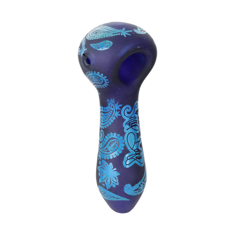 Dogg Lbs Engraved Hazely Glass Spoon Pipe | 4" | Colors Vary