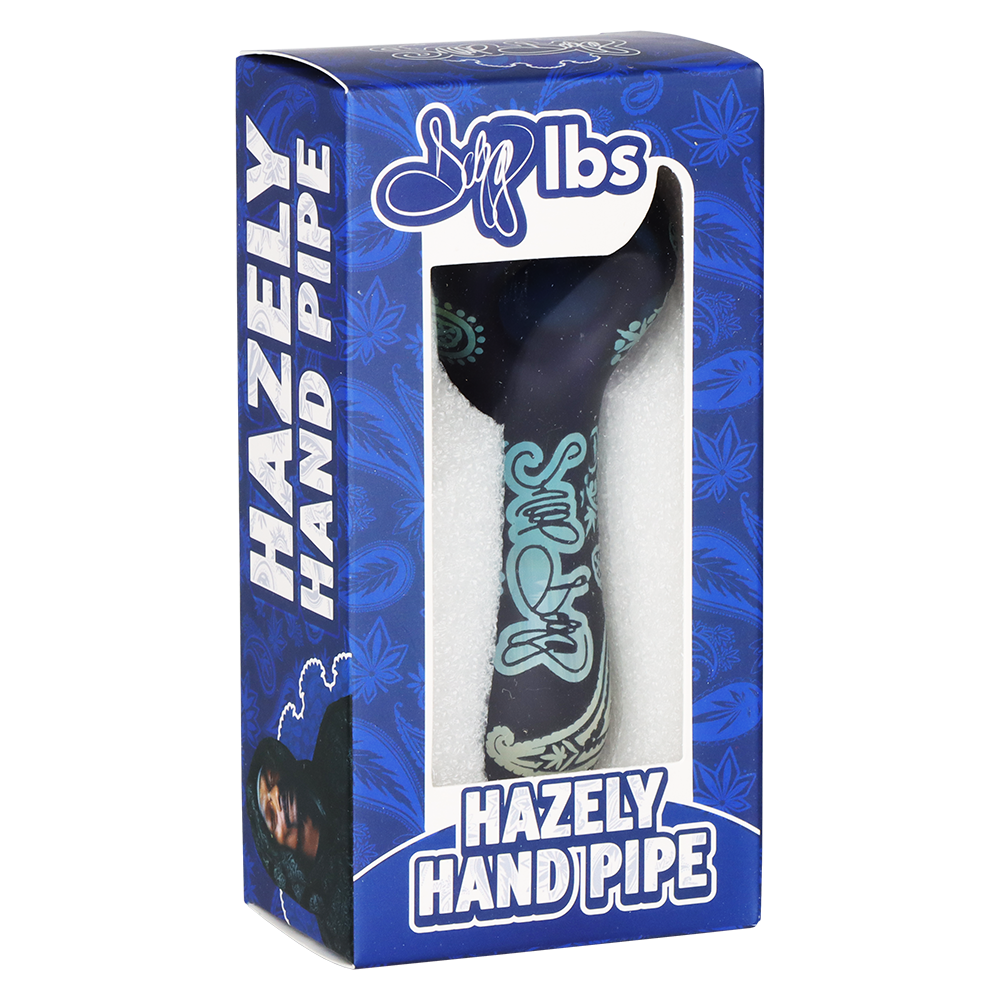 Dogg Lbs Engraved Hazely Glass Spoon Pipe | 4" | Colors Vary