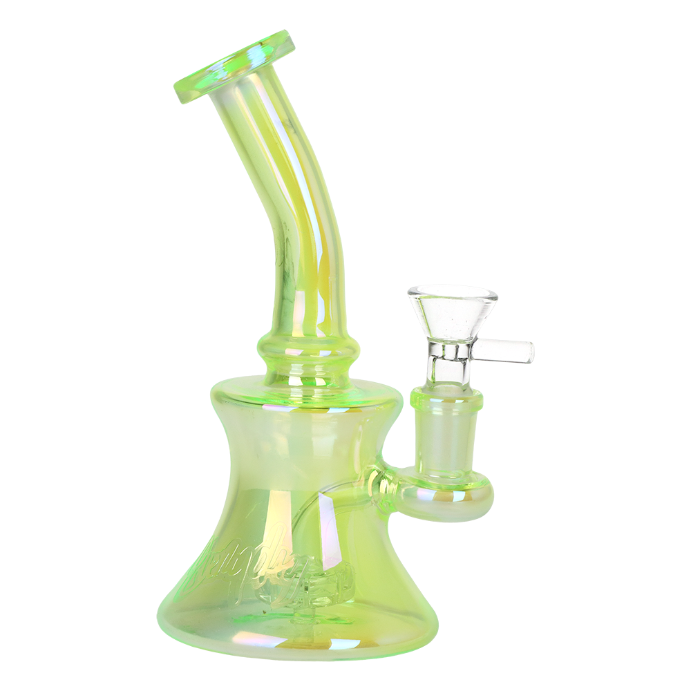 Dogg Lbs Everyday Electroplated Glass Water Pipe | 6.75" | 14mm F | Colors Vary