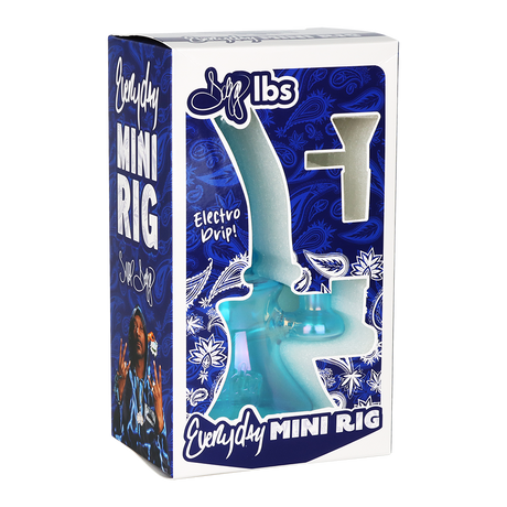 Dogg Lbs Everyday Electroplated Glass Water Pipe | 6.75" | 14mm F | Colors Vary