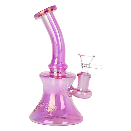Dogg Lbs Everyday Electroplated Glass Water Pipe | 6.75" | 14mm F | Colors Vary