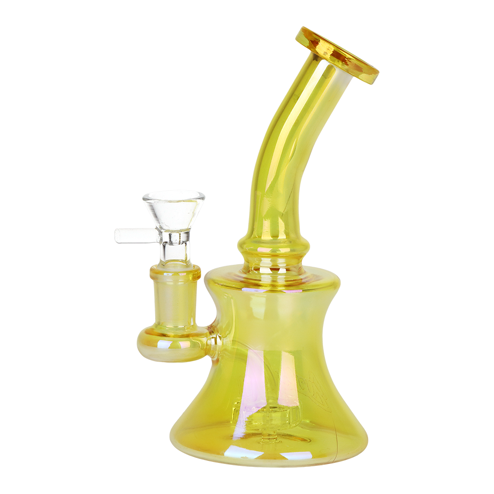 Dogg Lbs Everyday Electroplated Glass Water Pipe | 6.75" | 14mm F | Colors Vary