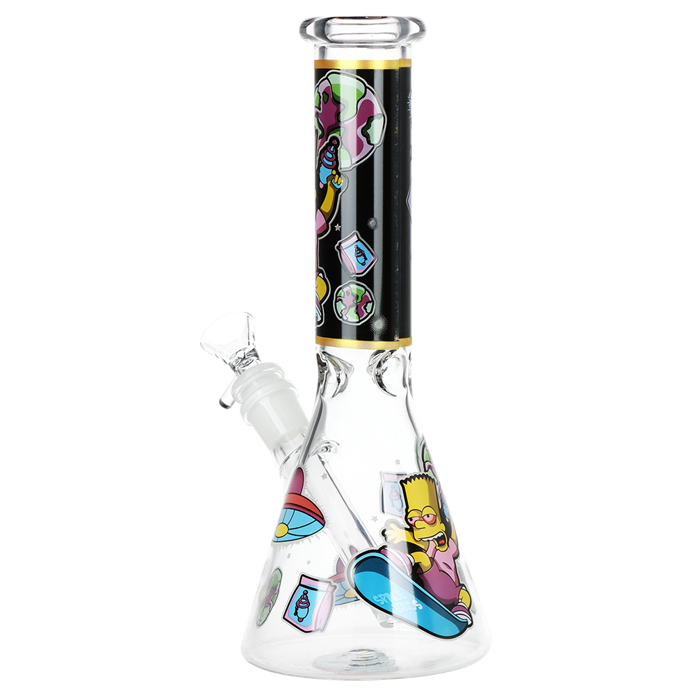 Don't Have A Cow Beaker Glass Water Pipe | 10" | 14mm F | Designs Vary