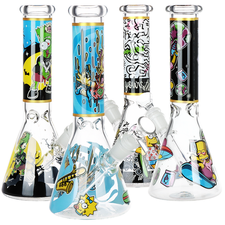 Don't Have A Cow Beaker Glass Water Pipe | 10" | 14mm F | Designs Vary