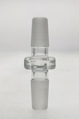 Thick Ass Glass Double Male Adapter, 14mm to 10mm, for Dome & Nail, Front View