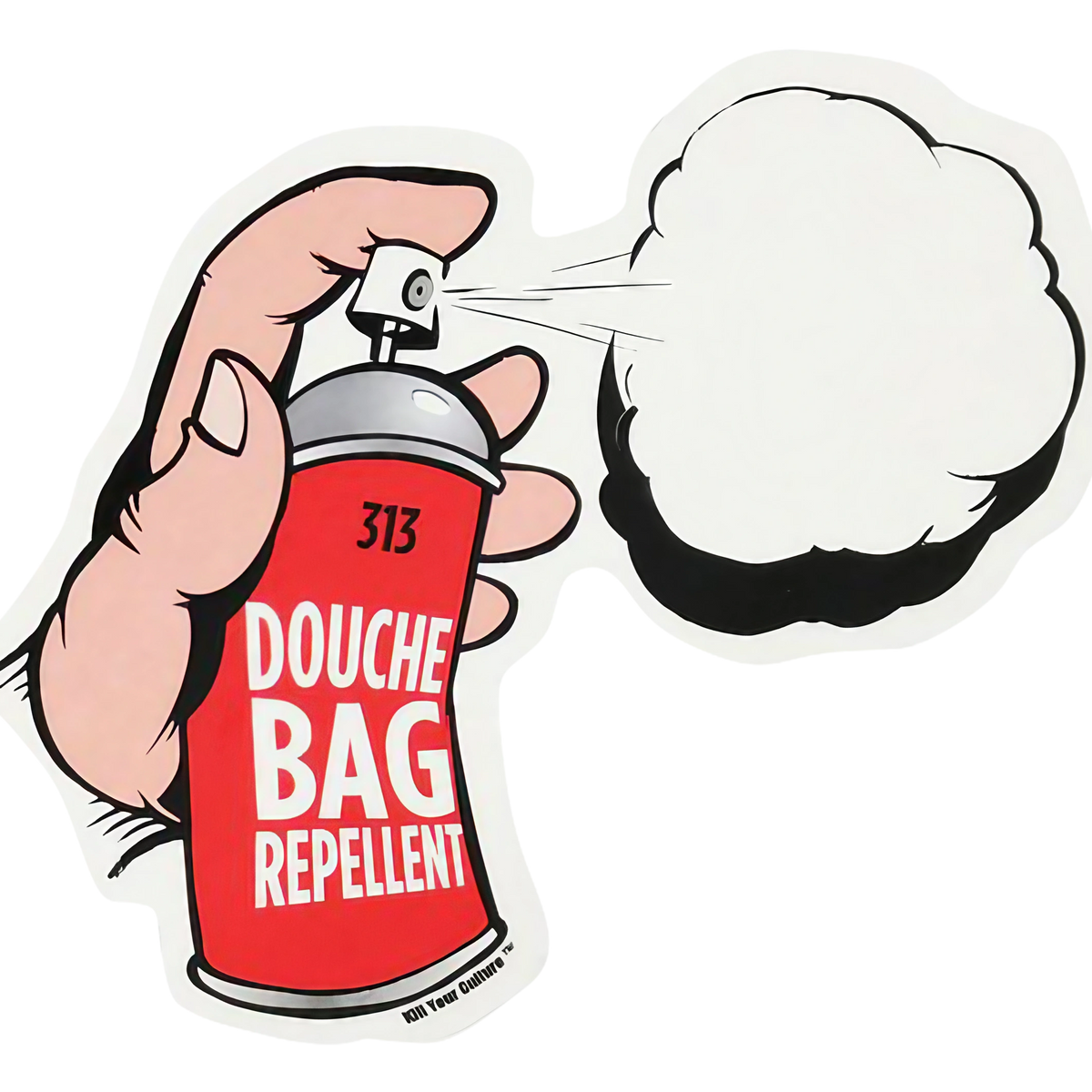 Douche Bag Repellent Sticker – DankGeek