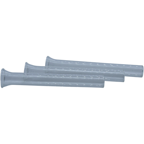 LA Pipes Borosilicate Glass Down-Stem for Grommet Joint Water-Pipes, Standard Size, Top View