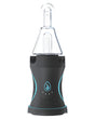 Dr Dabber Boost Evo Vaporizer - Front View on White Background with Blue LED Lights