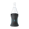 Dr Dabber Boost Evo Vaporizer - Front View on White Background with Blue LED Lights