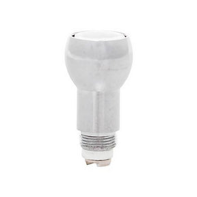 Dr Dabber Glass Attachment Atomizer in Borosilicate, Front View on White Background